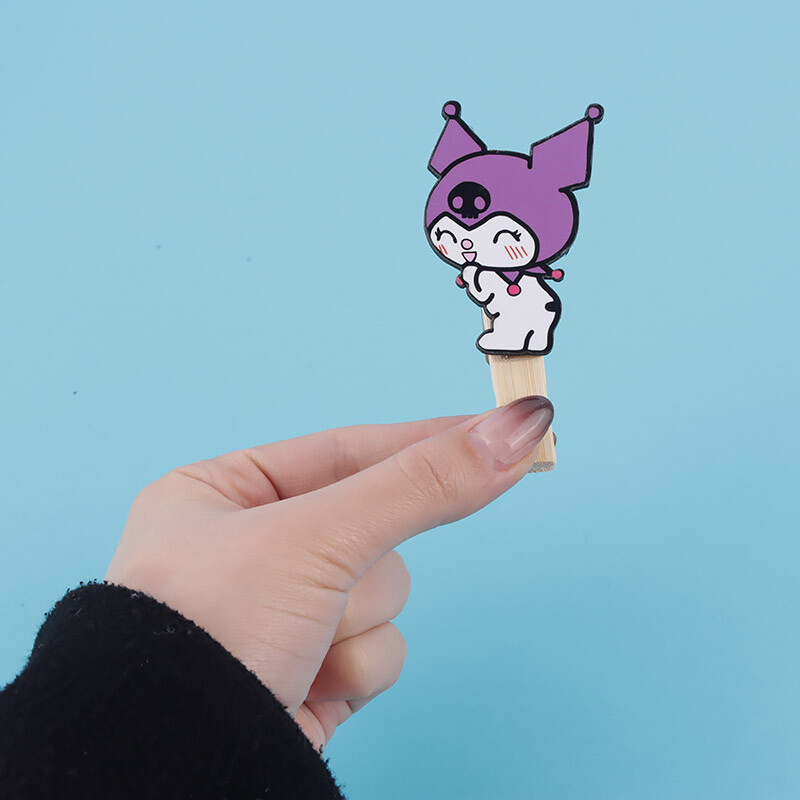 گیره چوبی بزرگ طرح کرومی بسته 20 عددی