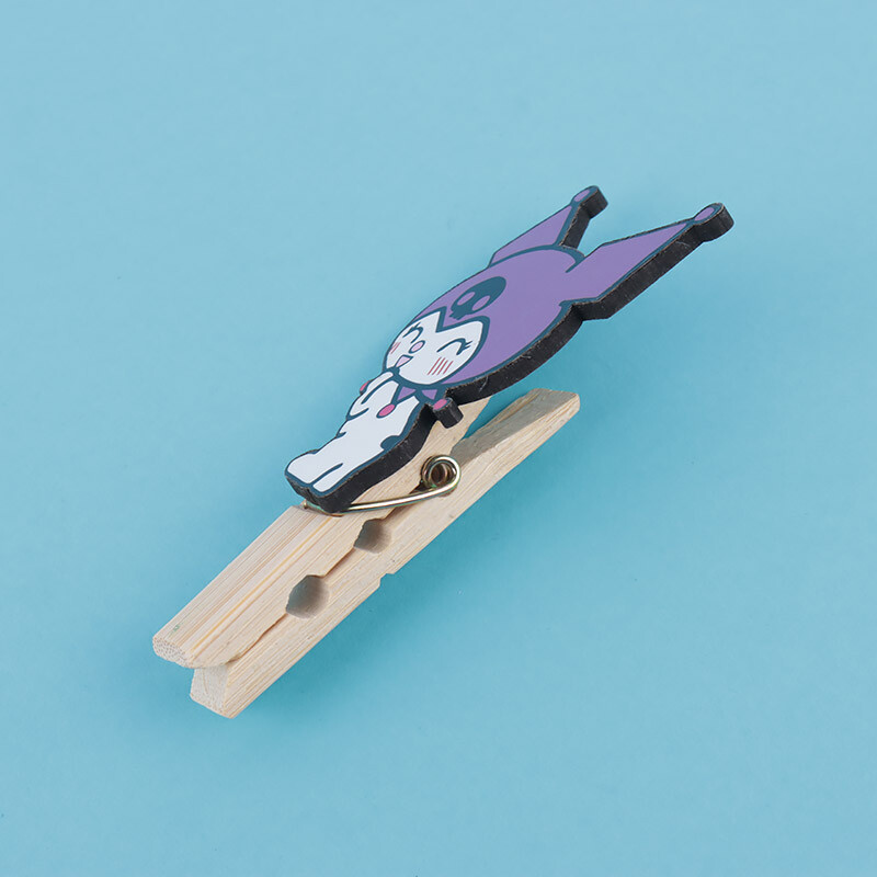 گیره چوبی بزرگ طرح کرومی بسته 20 عددی