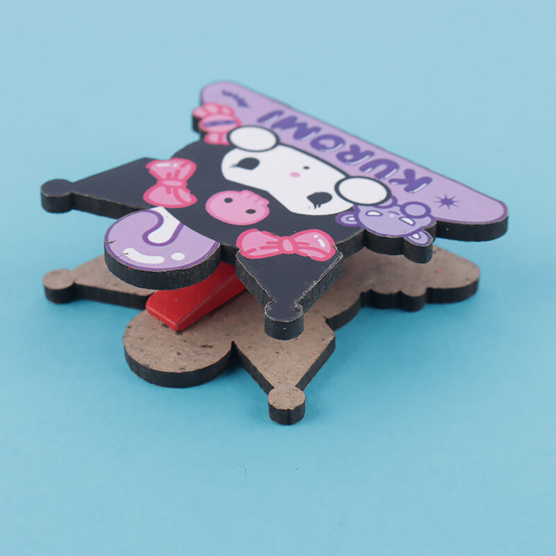 گیره چوبی طرح دوبل فانتزی کرومی