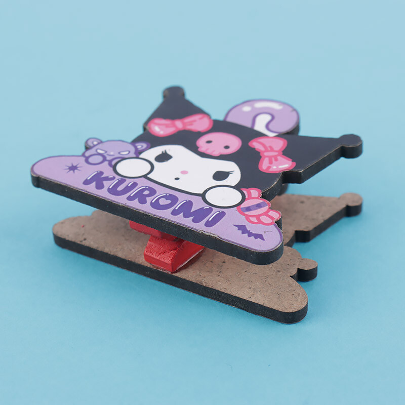 گیره چوبی طرح دوبل فانتزی کرومی