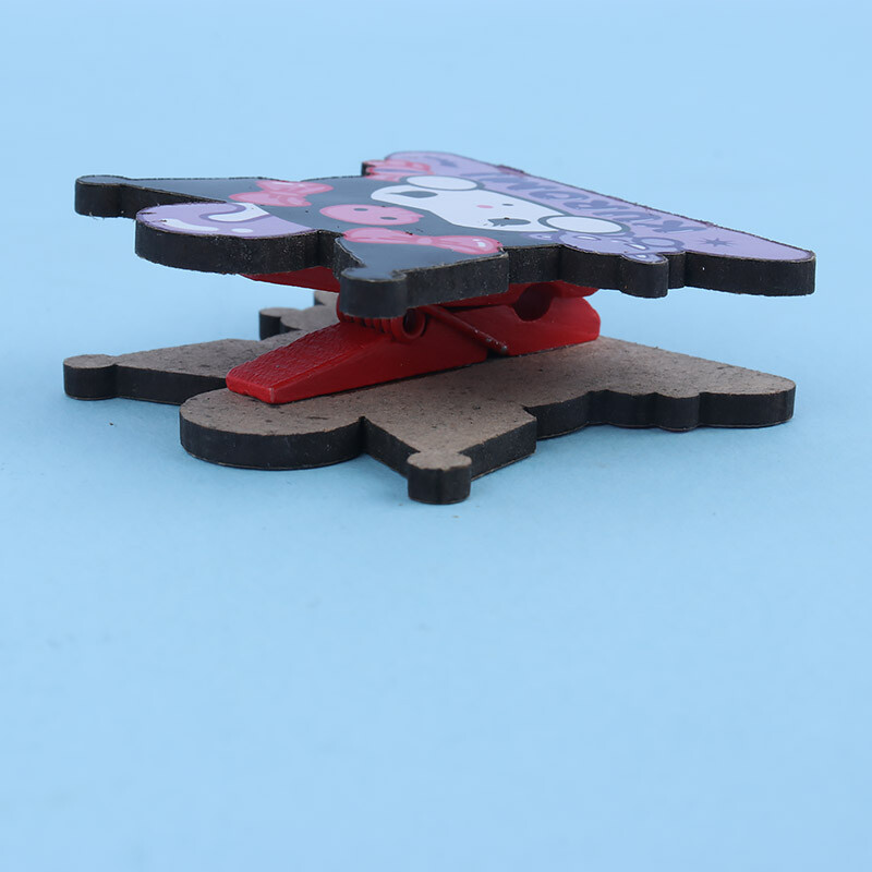 گیره چوبی طرح دوبل فانتزی کرومی