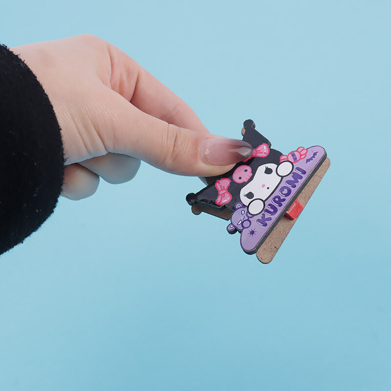 گیره چوبی طرح دوبل فانتزی کرومی