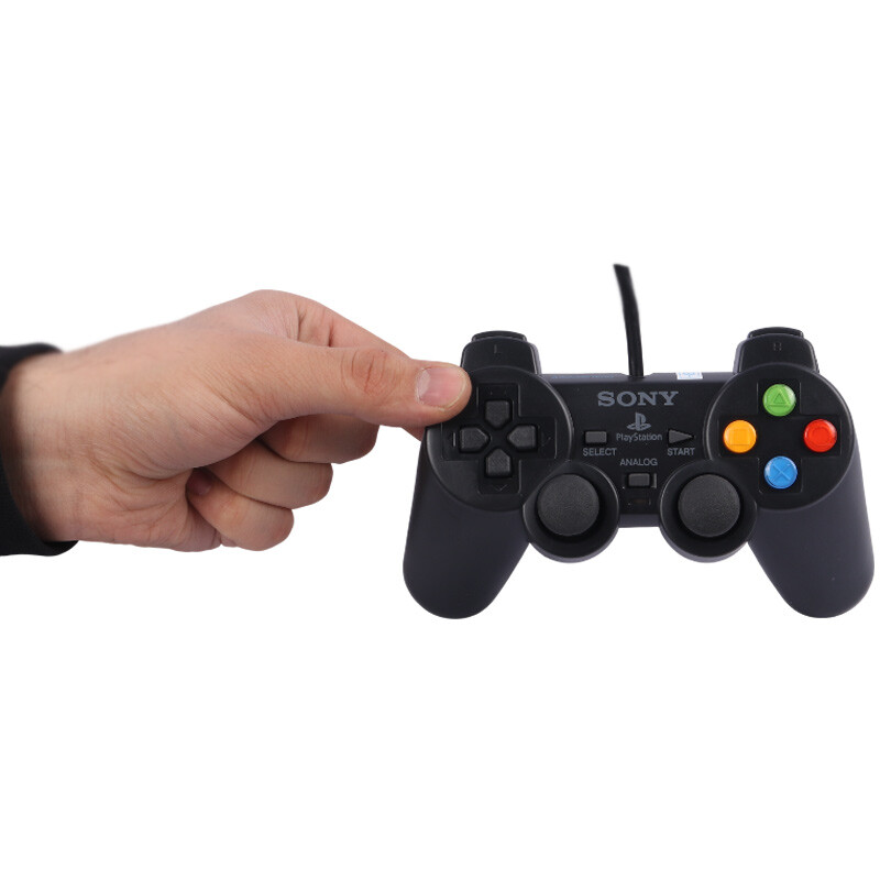 دسته بازی تک شوکدار Detex+ Sony PS2