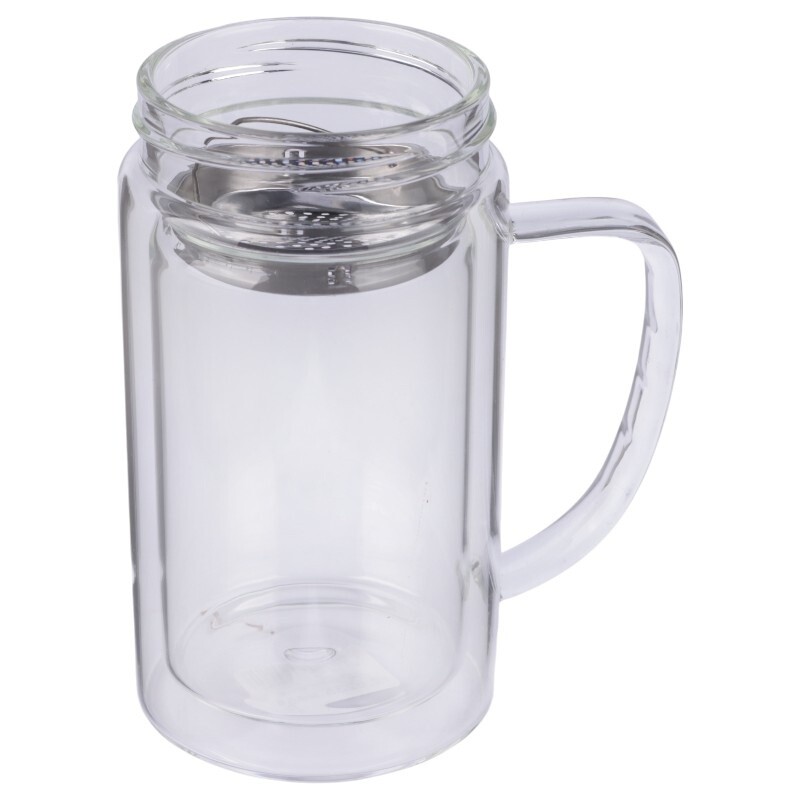 لیوان دمنوش دوجداره فیلتردار Fashion