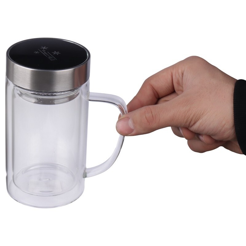 لیوان دمنوش دوجداره فیلتردار Fashion