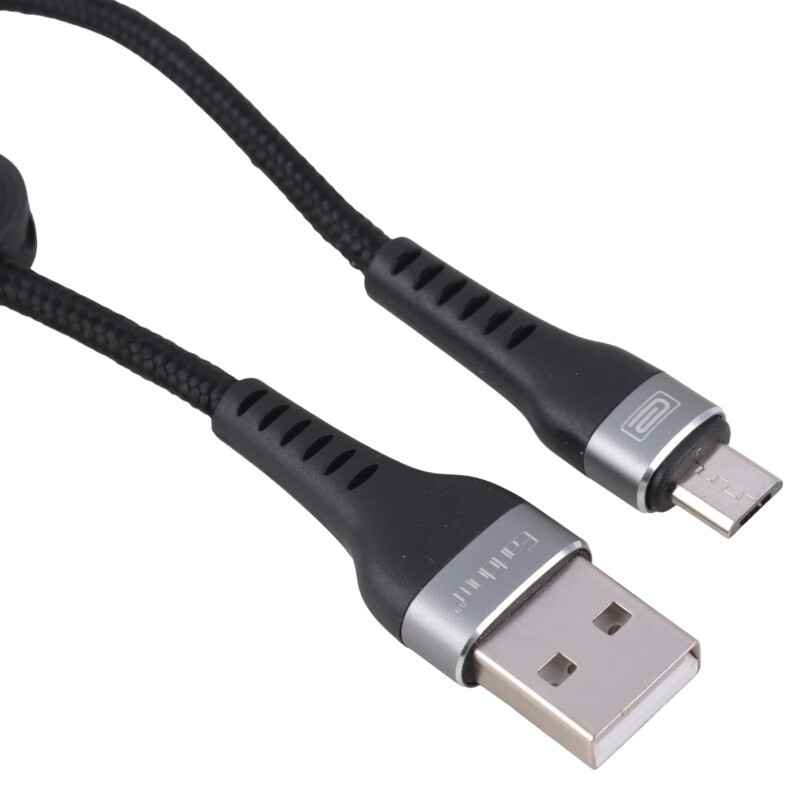 کابل کوتاه میکرو یو اس بی فست شارژ 3 آمپر ارلدام EC-094M طول 25 سانتی متر