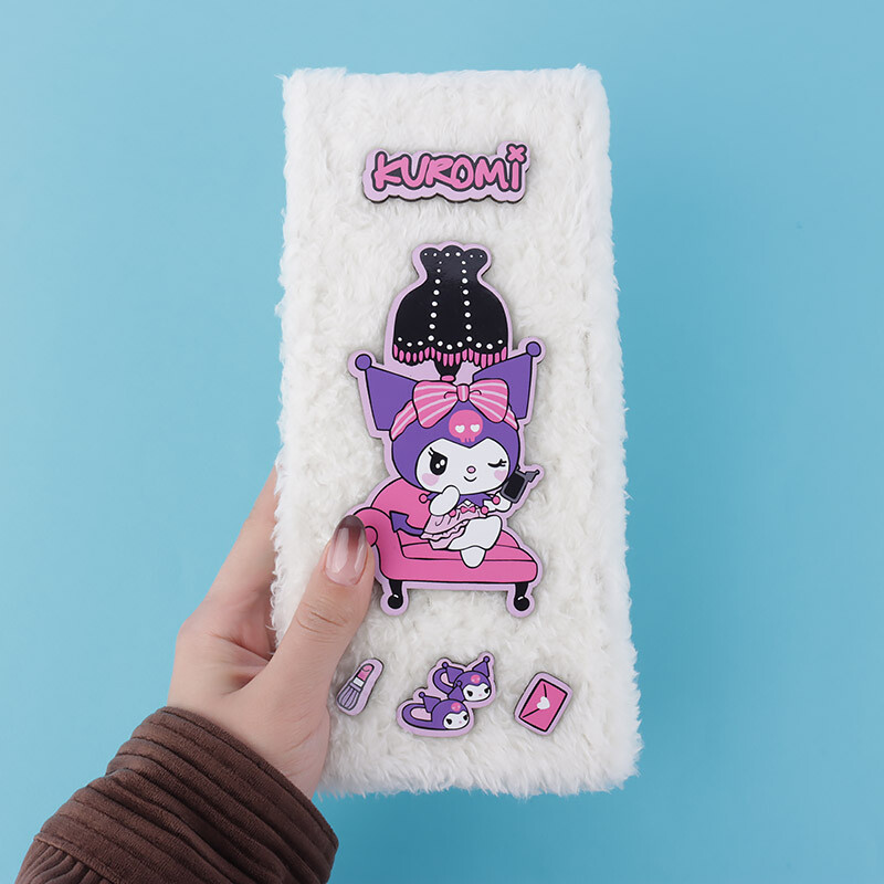 دفترچه یادداشت پارچه ای 91 برگ پارسام طرح کرومی بغل بازشو