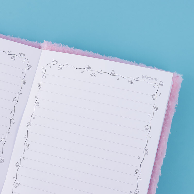 دفترچه یادداشت پارچه ای 106 برگ پارسام طرح لبوبو بغل بازشو