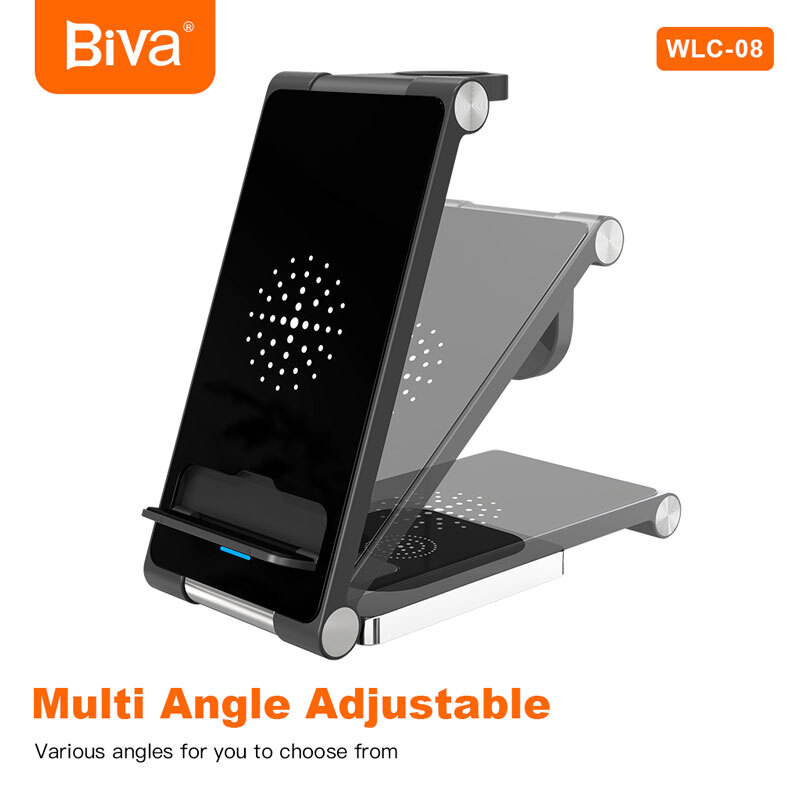 شارژر بی سیم و استند رومیزی Biva WLC-08 15W