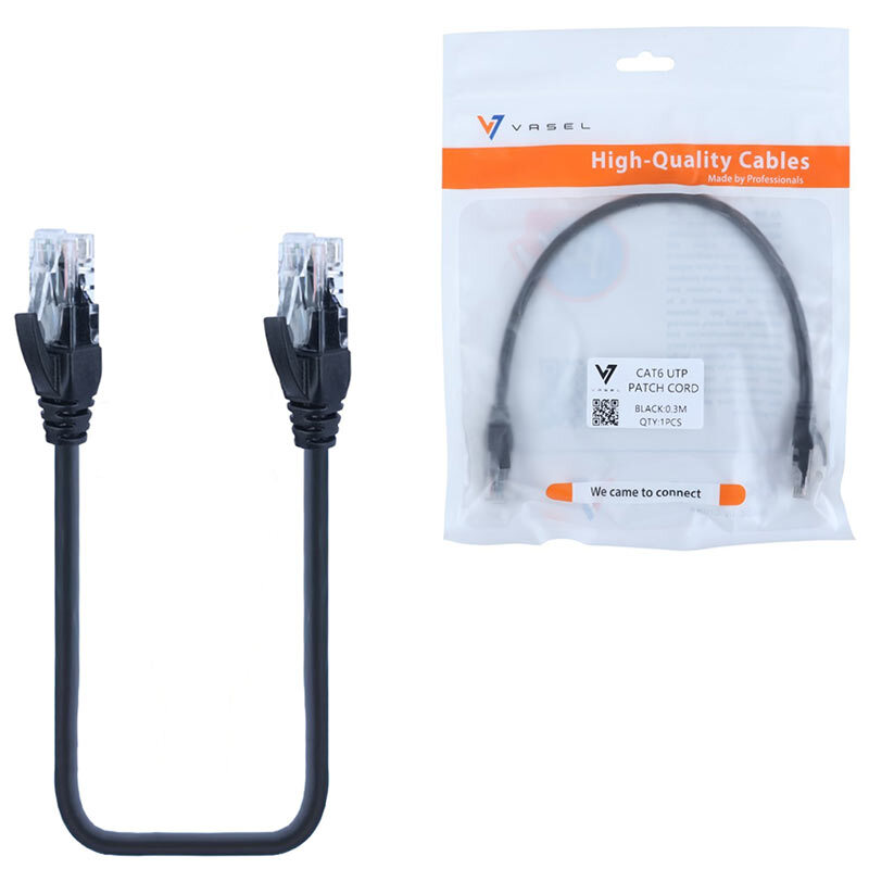 کابل شبکه Cat6 واصل طول 30 سانتی متر