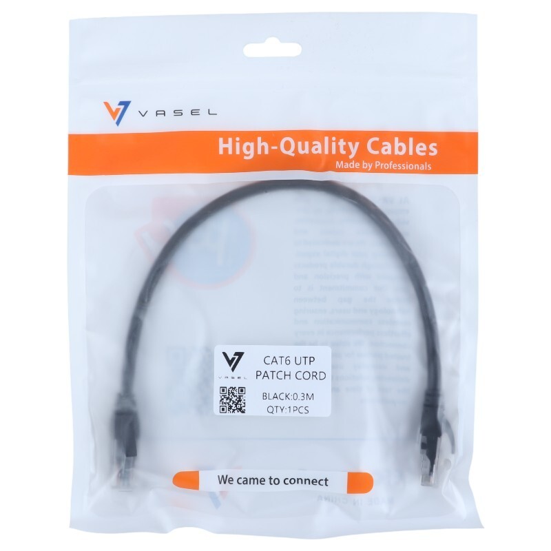 کابل شبکه Cat6 واصل طول 30 سانتی متر
