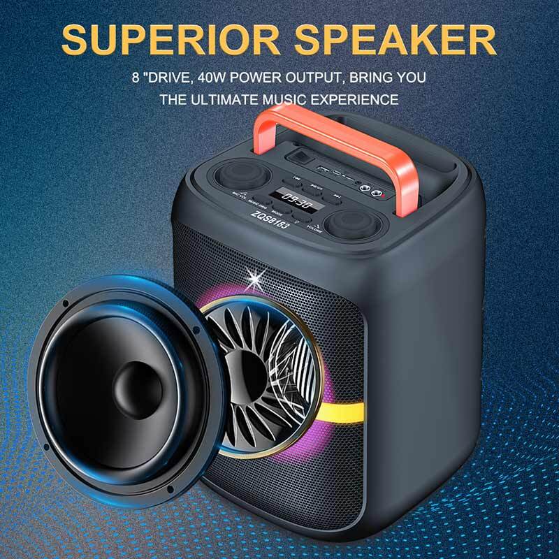 اسپیکر بلوتوثی سینگ ای ZQS8183 + میکروفون و ریموت کنترل