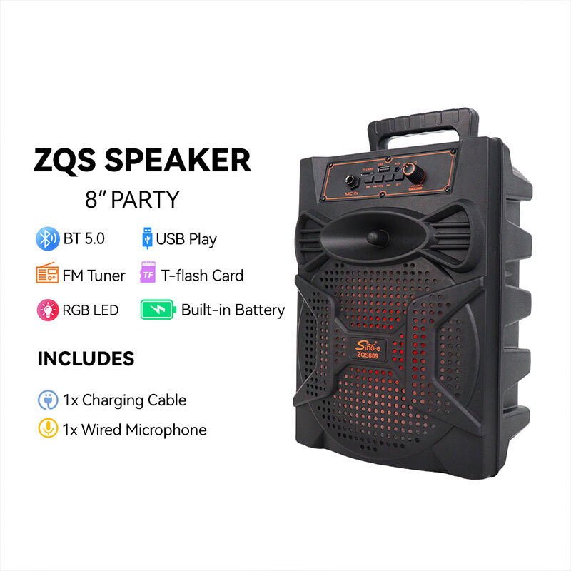 اسپیکر بلوتوثی سینگ ای ZQS809 + میکروفون