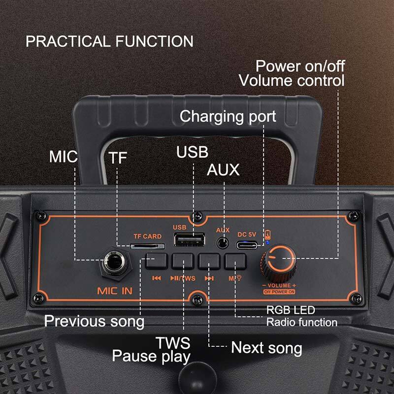 اسپیکر بلوتوثی سینگ ای ZQS809 + میکروفون