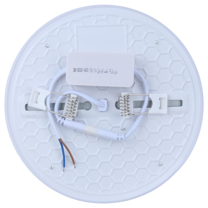 پنل تمام نور توکار گرد 28 وات فنر متغیر فروزش