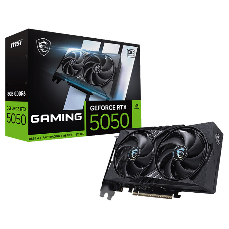 کارت گرافیک MSI GeForce RTX 5050 Gaming OC 8GB GDDR6 128Bit