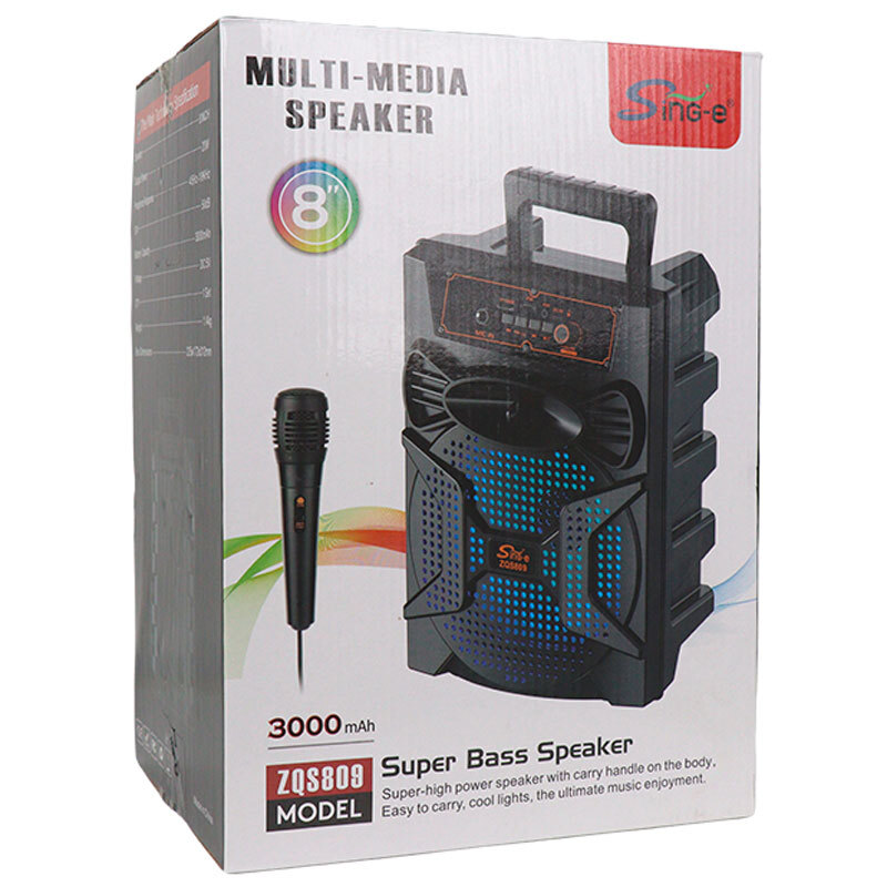 اسپیکر بلوتوثی سینگ ای ZQS809 + میکروفون