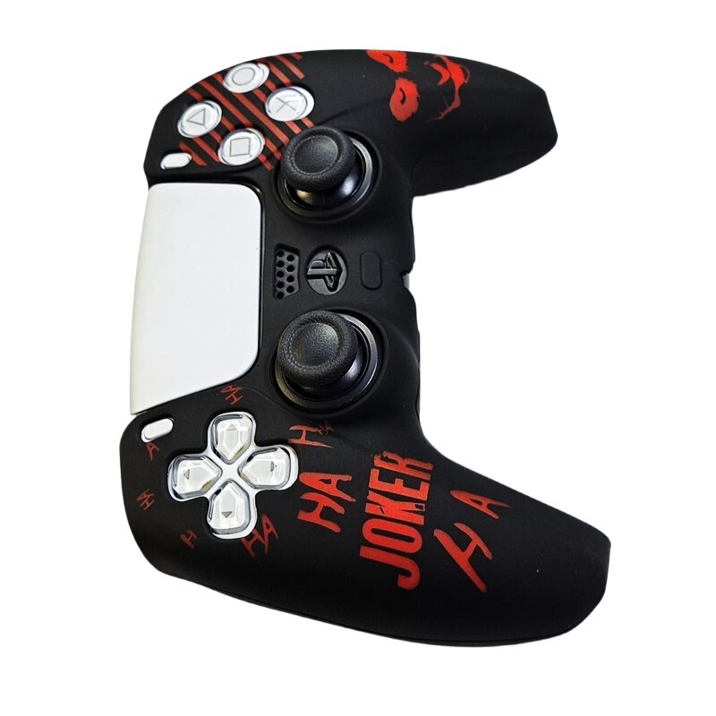 روکش دسته بازی Deadskull PS5 طرح Joker مشکی قرمز