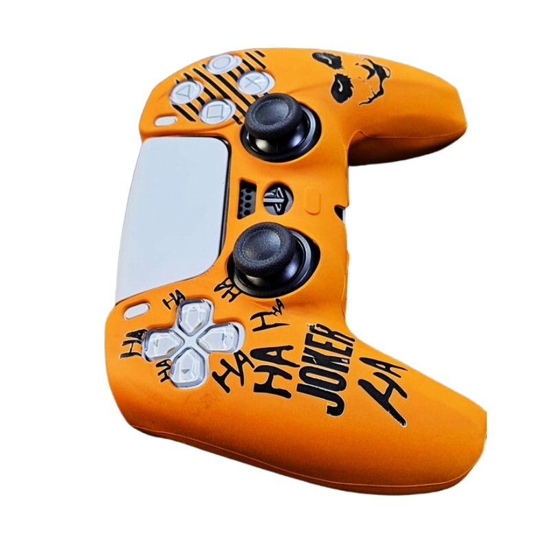 روکش دسته بازی Deadskull PS5 طرح Joker نارنجی