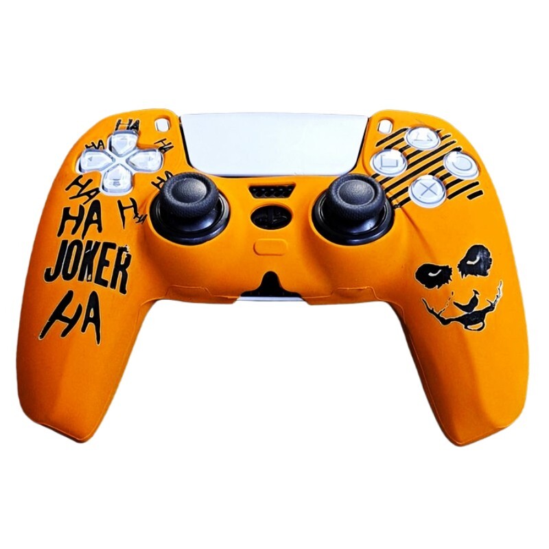 روکش دسته بازی Deadskull PS5 طرح Joker نارنجی