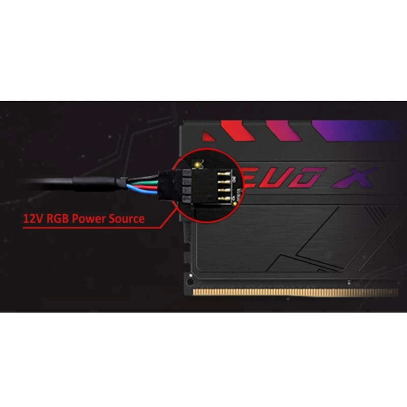 رم کامپیوتر گیل Evo X DDR4 4GB Single 2400MHz CL17