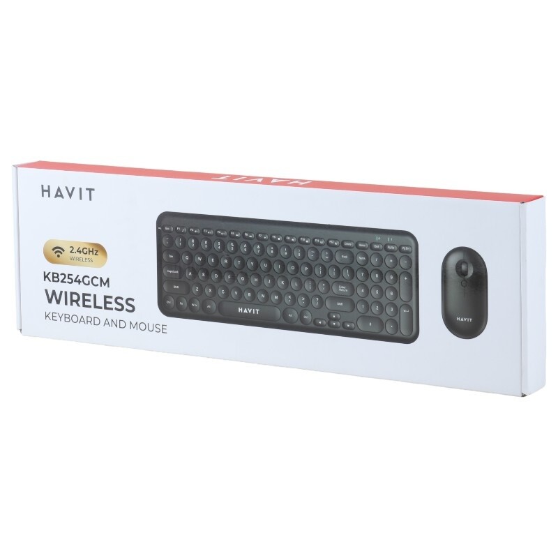 کیبورد و موس بی سیم هویت KB254GCM