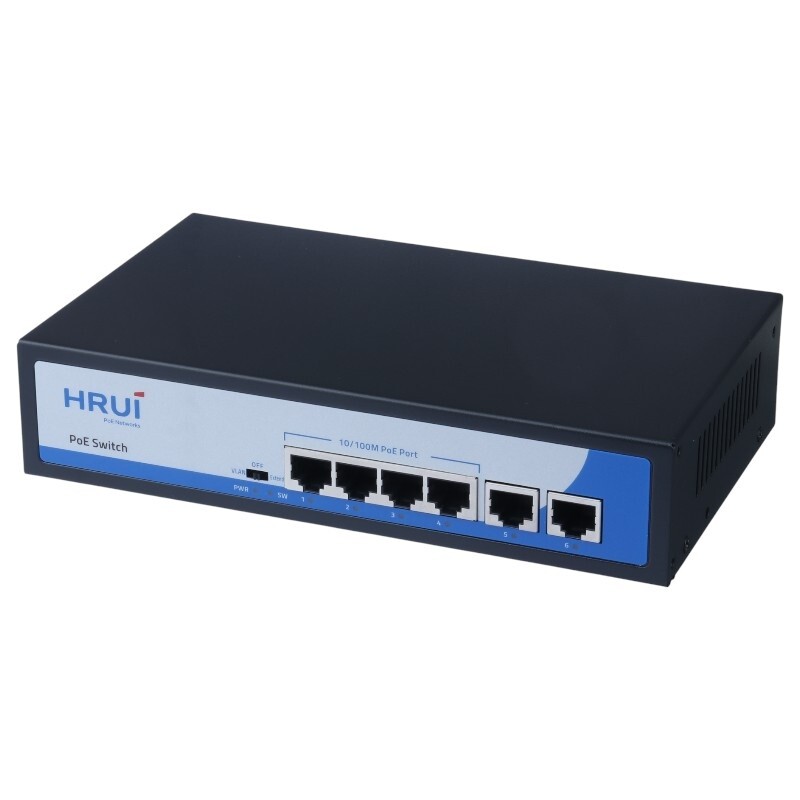 سوییچ 6 پورت POE اچ آر یو آی HR900-AF-42N