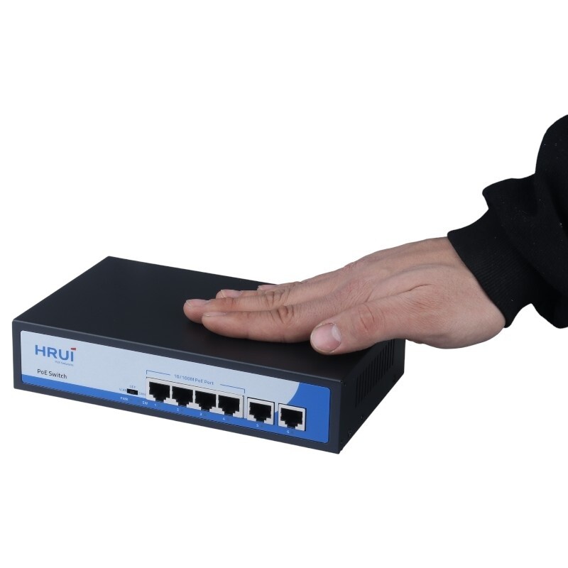 سوییچ 6 پورت POE اچ آر یو آی HR900-AF-42N