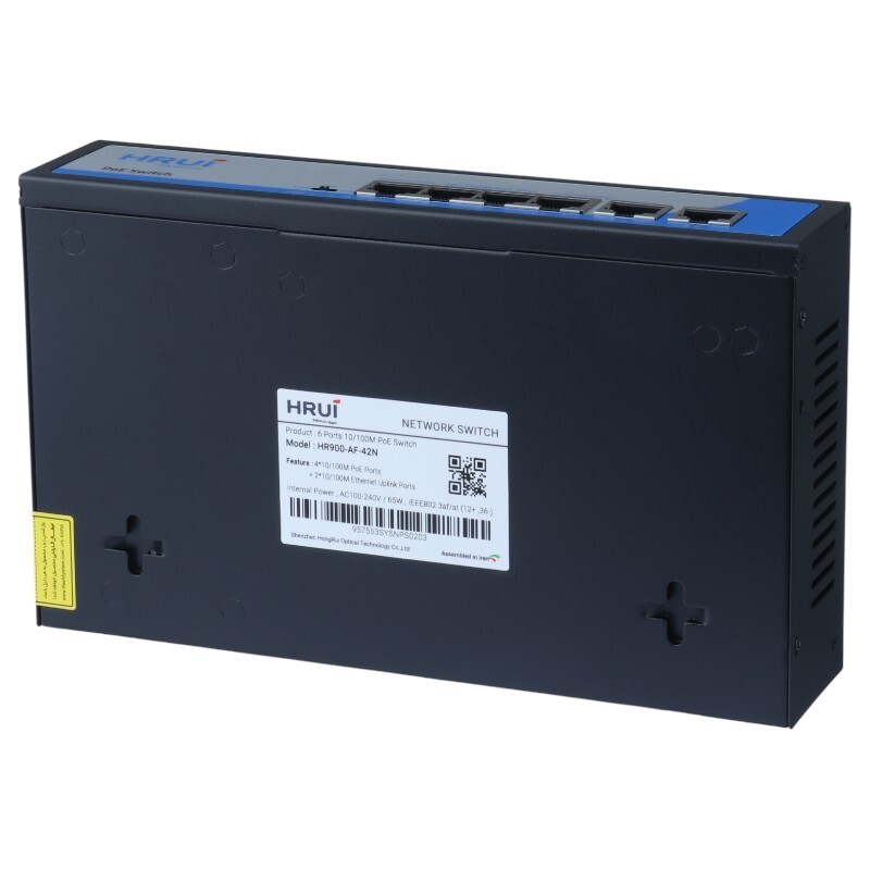 سوییچ 6 پورت POE اچ آر یو آی HR900-AF-42N