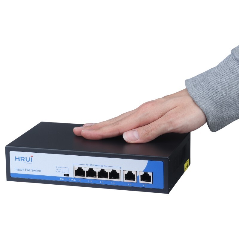 سوییچ 6 پورت POE اچ آر یو آی HR900-AFG-42N