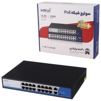 سوییچ 18 پورت POE اچ آر یو آی HR902-AF-162G-300