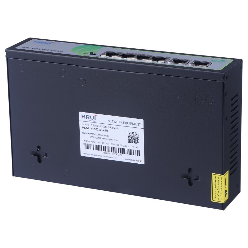 سوییچ 6 پورت POE اچ آر یو آی HR902-AF-42N