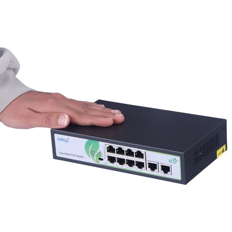 سوییچ 10 پورت POE اچ آر یو آی HR902-AF-82N