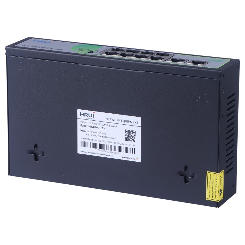 سوییچ 10 پورت POE اچ آر یو آی HR902-AF-82N