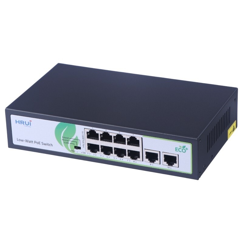 سوییچ 10 پورت POE اچ آر یو آی HR902-AF-82N