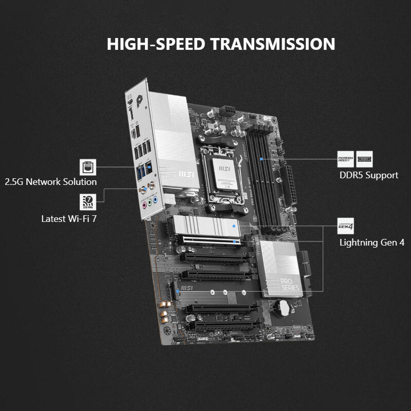مادربرد ام اس آی PRO B840-P Wifi DDR5