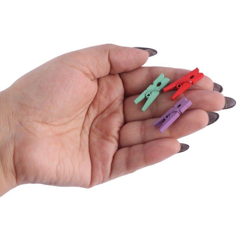 گیره چوبی کوچک Alef بسته 10 عددی