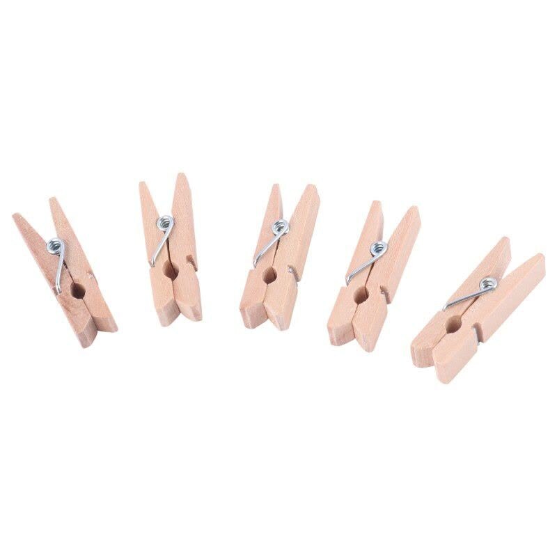 گیره چوبی ساده کوچک Alef بسته 5 عددی