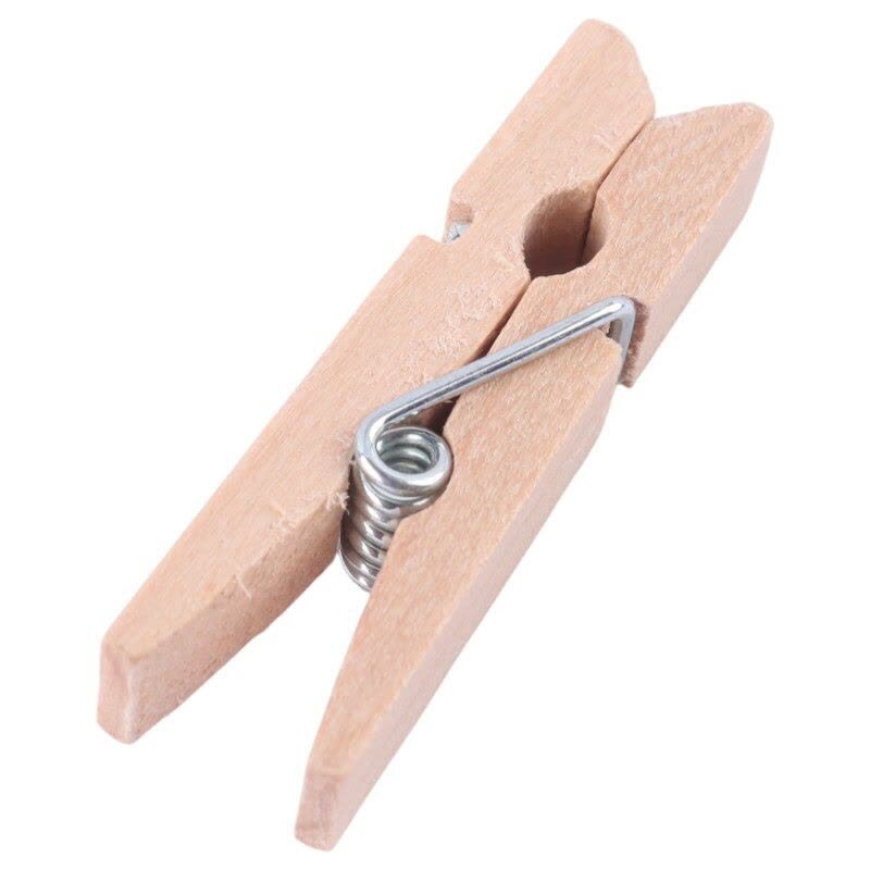 گیره چوبی ساده کوچک Alef بسته 5 عددی