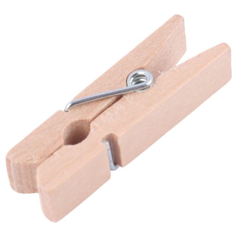 گیره چوبی ساده کوچک Alef بسته 5 عددی