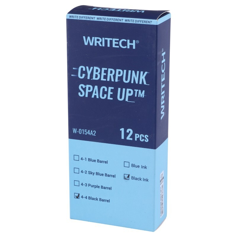خودکار ژله ای رایتک 0.5 میلی متر Cyberpunk Space Up W-0154A2 بسته 12 عددی