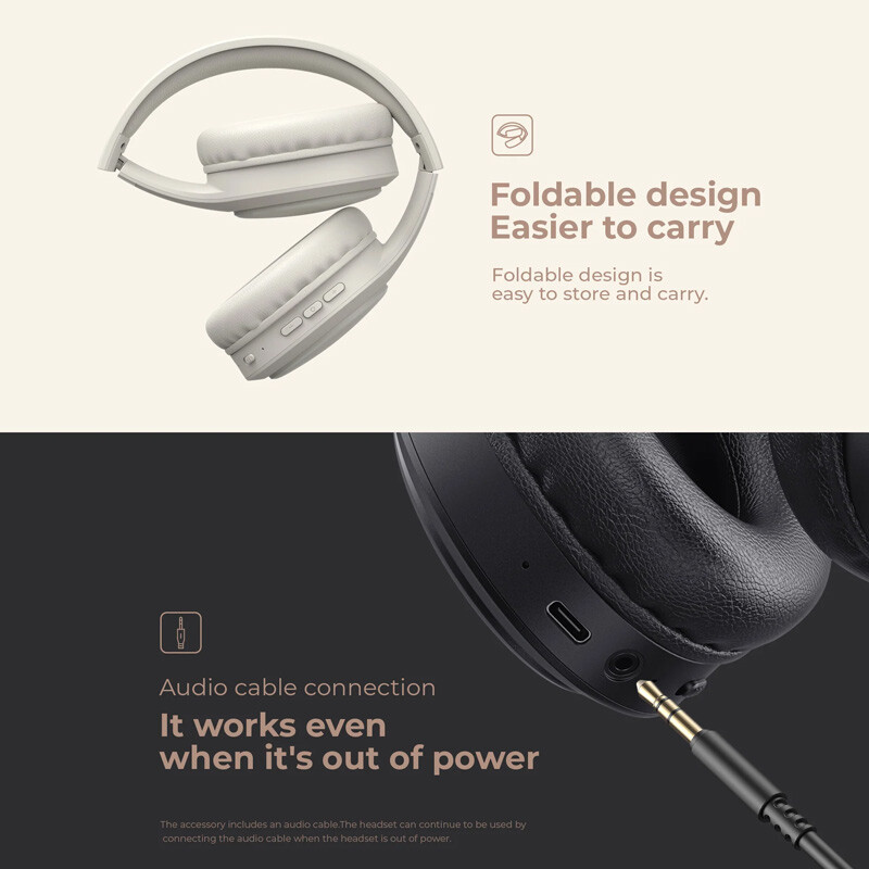 هدفون بلوتوثی هویت H633BT