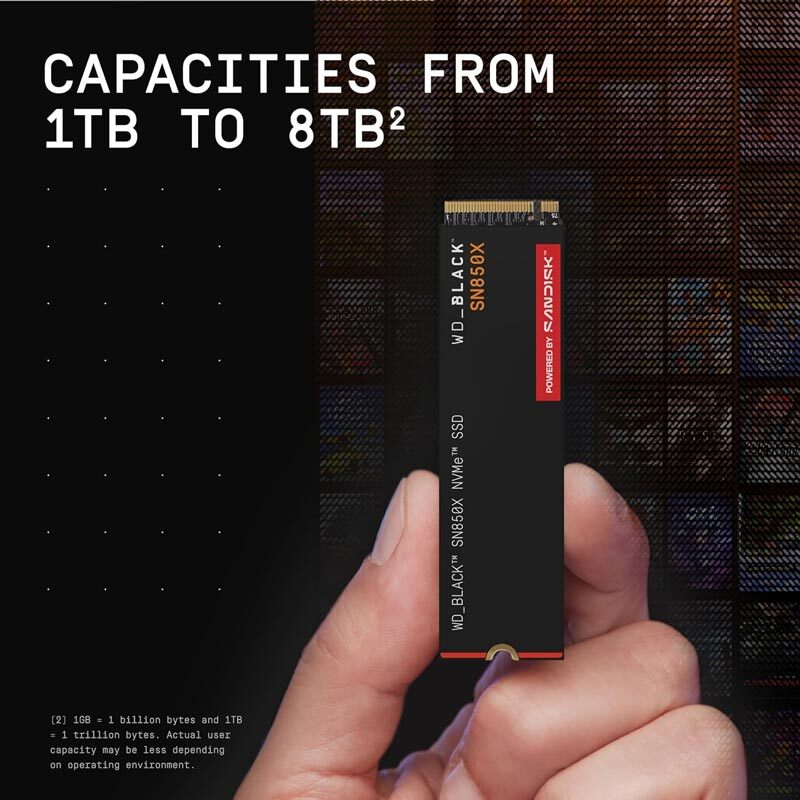 حافظه SSD وسترن دیجیتال Western Digital Black SN850X M.2 1TB