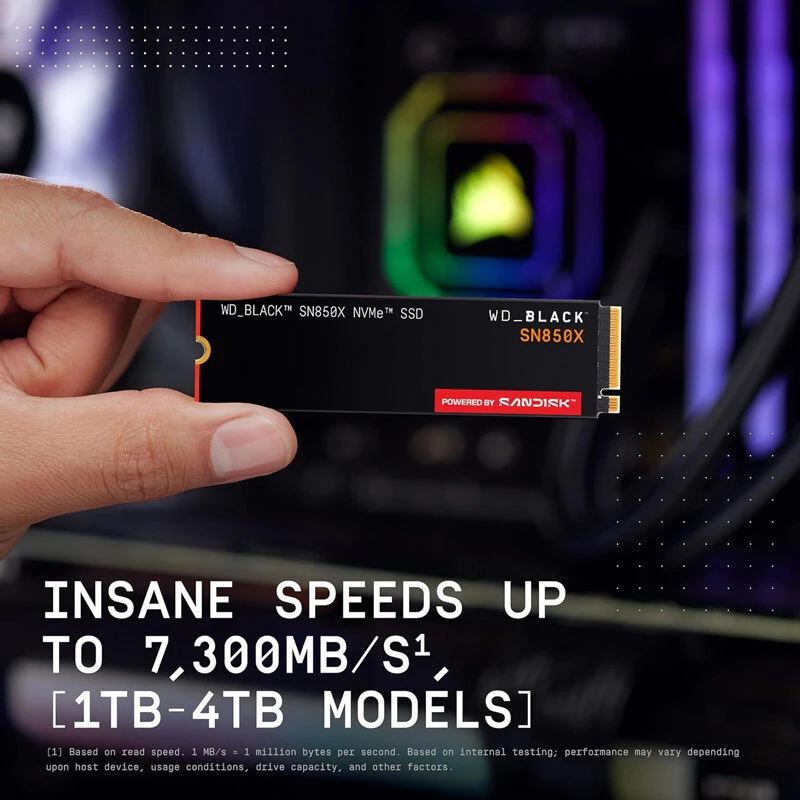 حافظه SSD وسترن دیجیتال Western Digital Black SN850X M.2 1TB