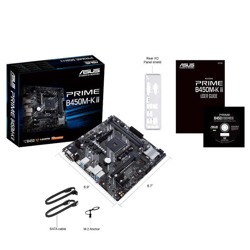 مادربرد ایسوس Prime B450M-K II DDR4