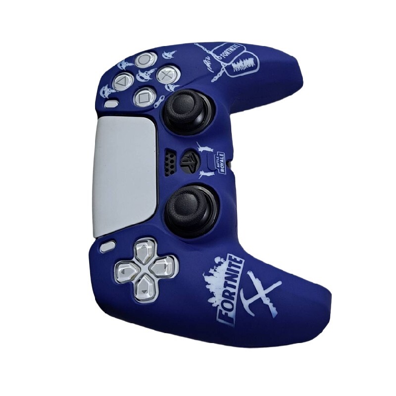 روکش دسته بازی Deadskull PS5 طرح Fortnite زمینه آبی