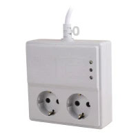 محافظ برق یخچال و فریزر 2 خانه ارت دار پارت الکتریک 817 با کابل 3 متری