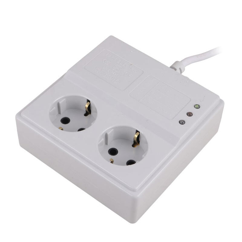 محافظ برق یخچال و فریزر 2 خانه ارت دار پارت الکتریک 817 با کابل 3 متری