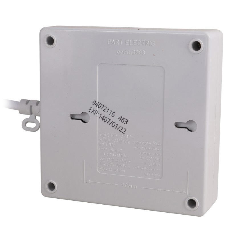 محافظ برق یخچال و فریزر 2 خانه ارت دار پارت الکتریک 817 با کابل 3 متری