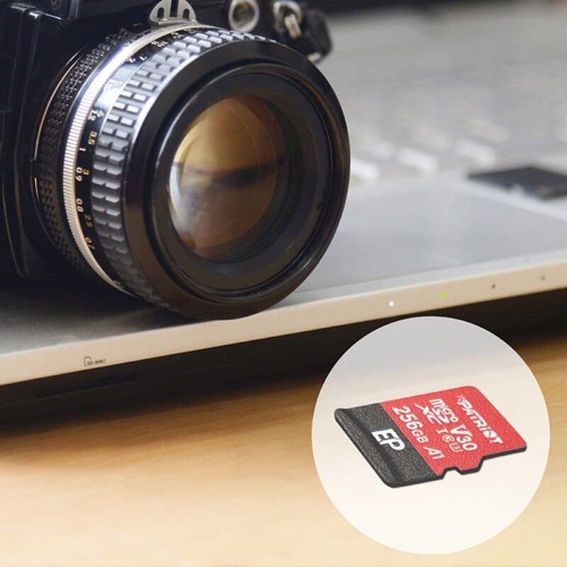 رم میکرو 256 گیگ پاتریوت Patriot EP A1 V30 U3 C10 90MB/s + خشاب